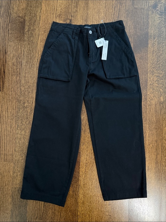 Sanctuary Pants - Women’s Sanctuary Black Wide-Leg Cargo Pants sz 27